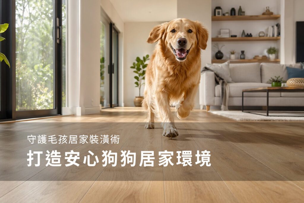 【狗狗優先】守護毛孩居家裝潢術和SPC地板應用：給狗狗一個安心的家！